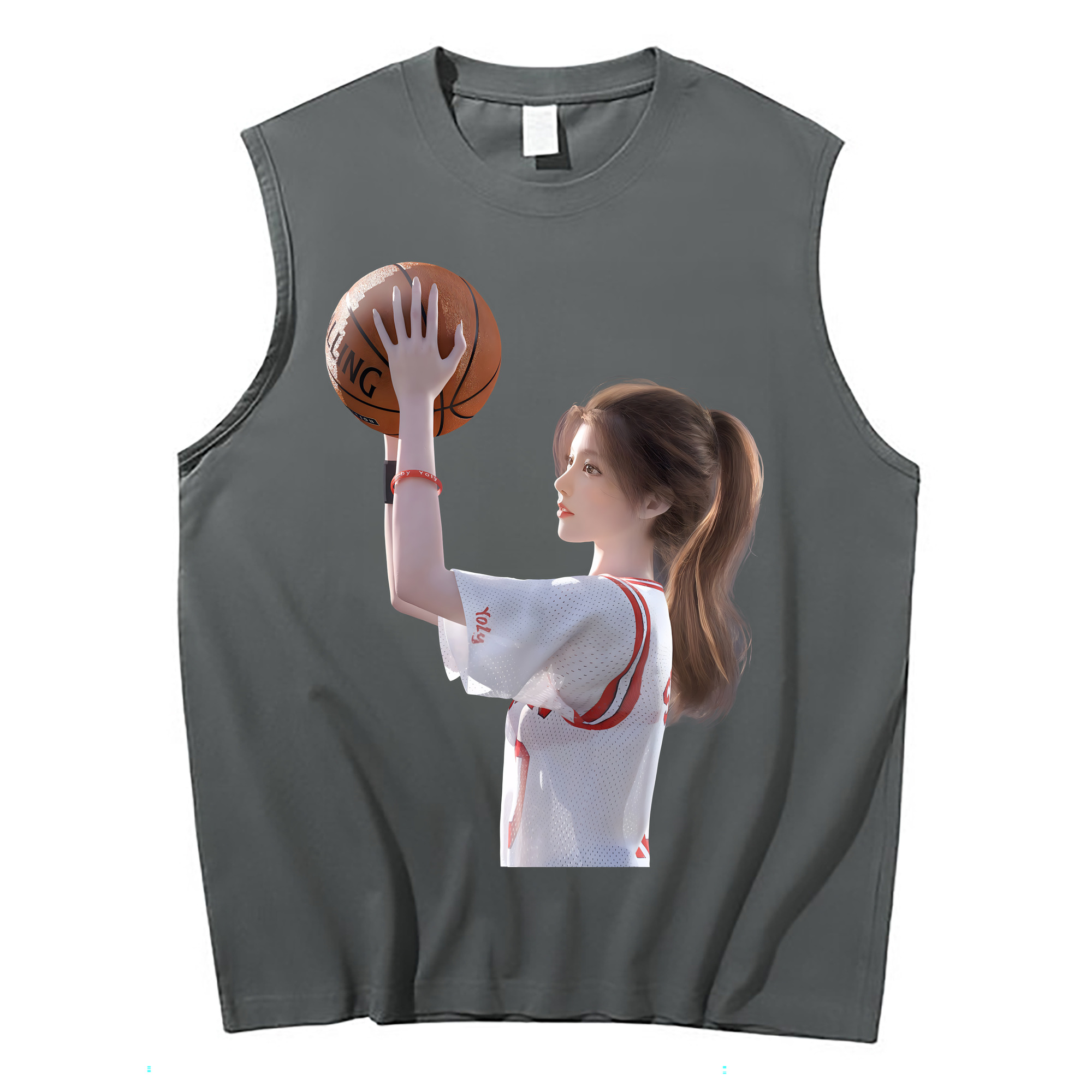 （画像用） SLAM DUNK／スラムダンク コットン100％タンクトップ（フロントプリント）